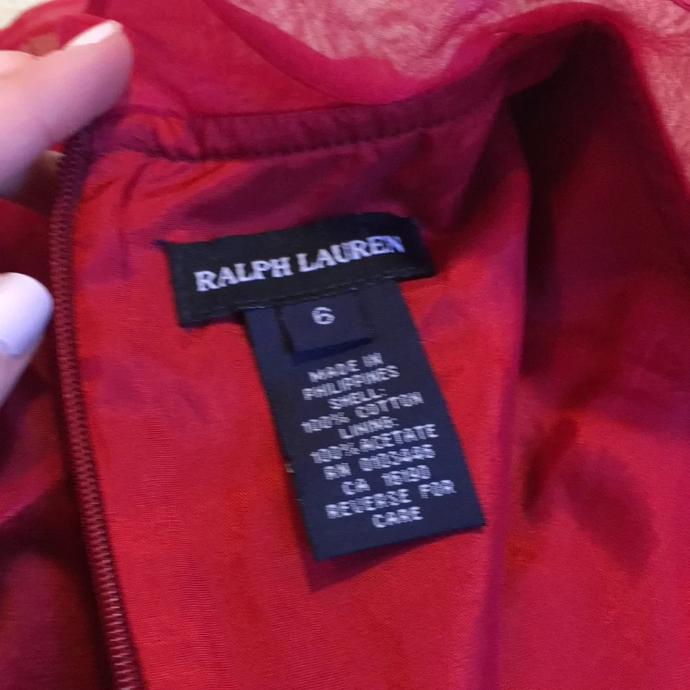 EUC Ralph Lauren velvet dress